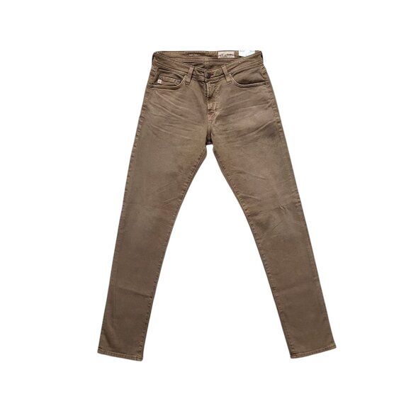 Adriano Goldschmied Tellis Modern Slim Fit Jeans Sulfur Wild Mushroom Size 30X32